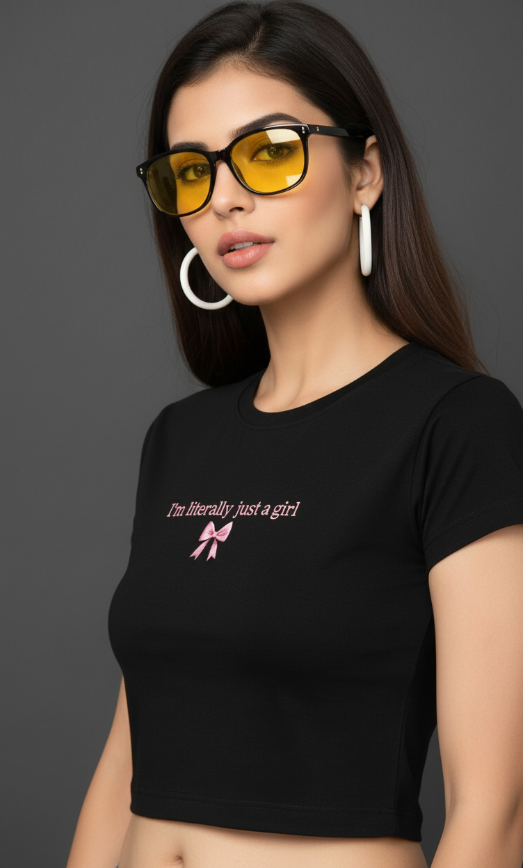 Just A Girl - Crop Tops (3 Colors)