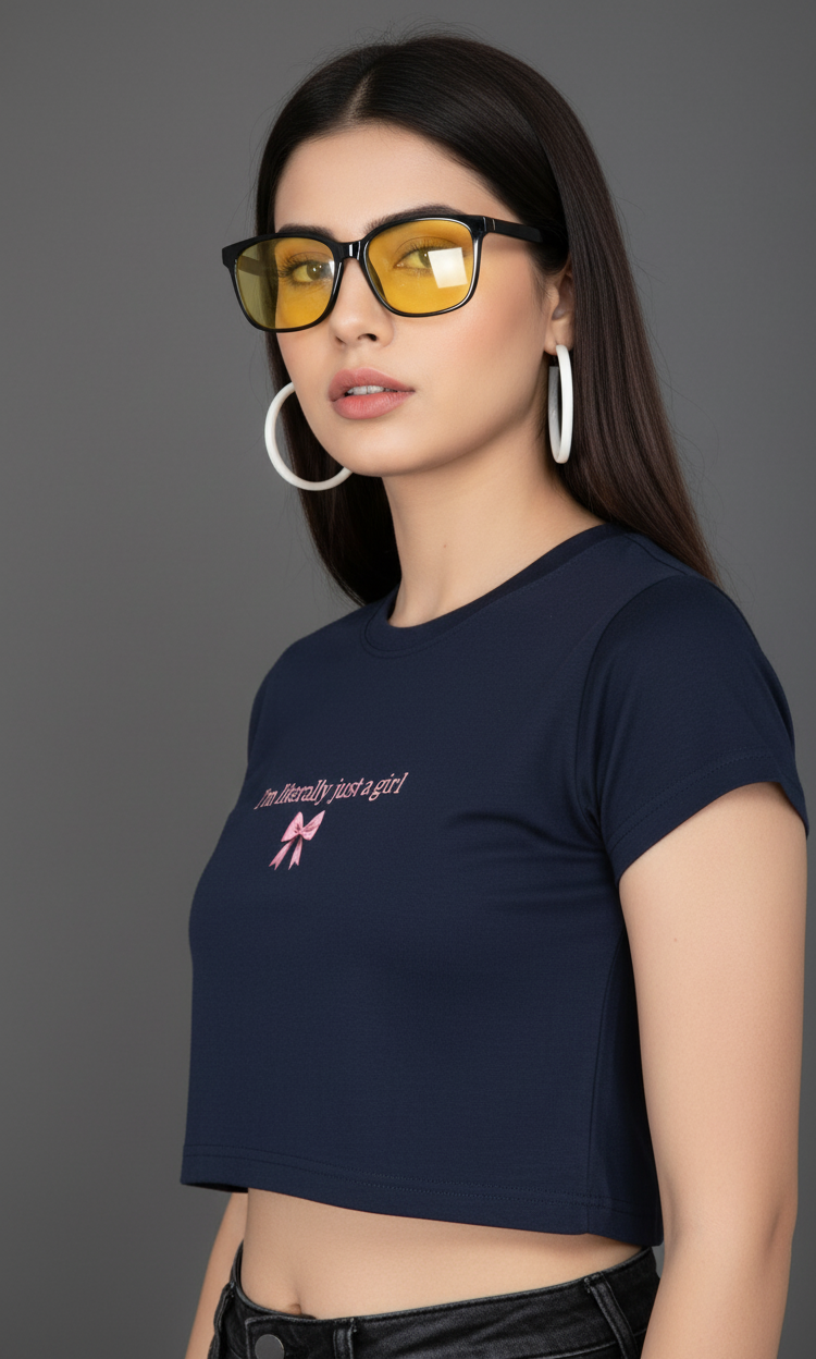 Just A Girl - Crop Tops (3 Colors)