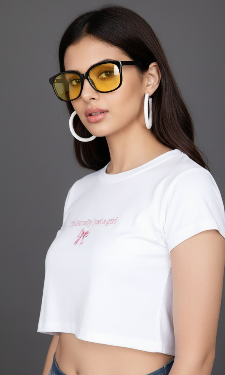 Just A Girl - Crop Tops (3 Colors)