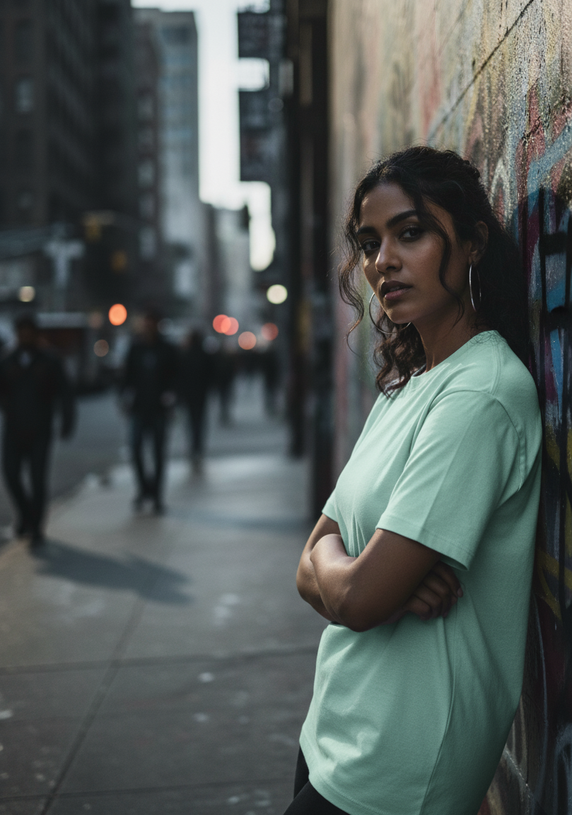 Plain - Cotton Stretch T-Shirts (8 Colors)