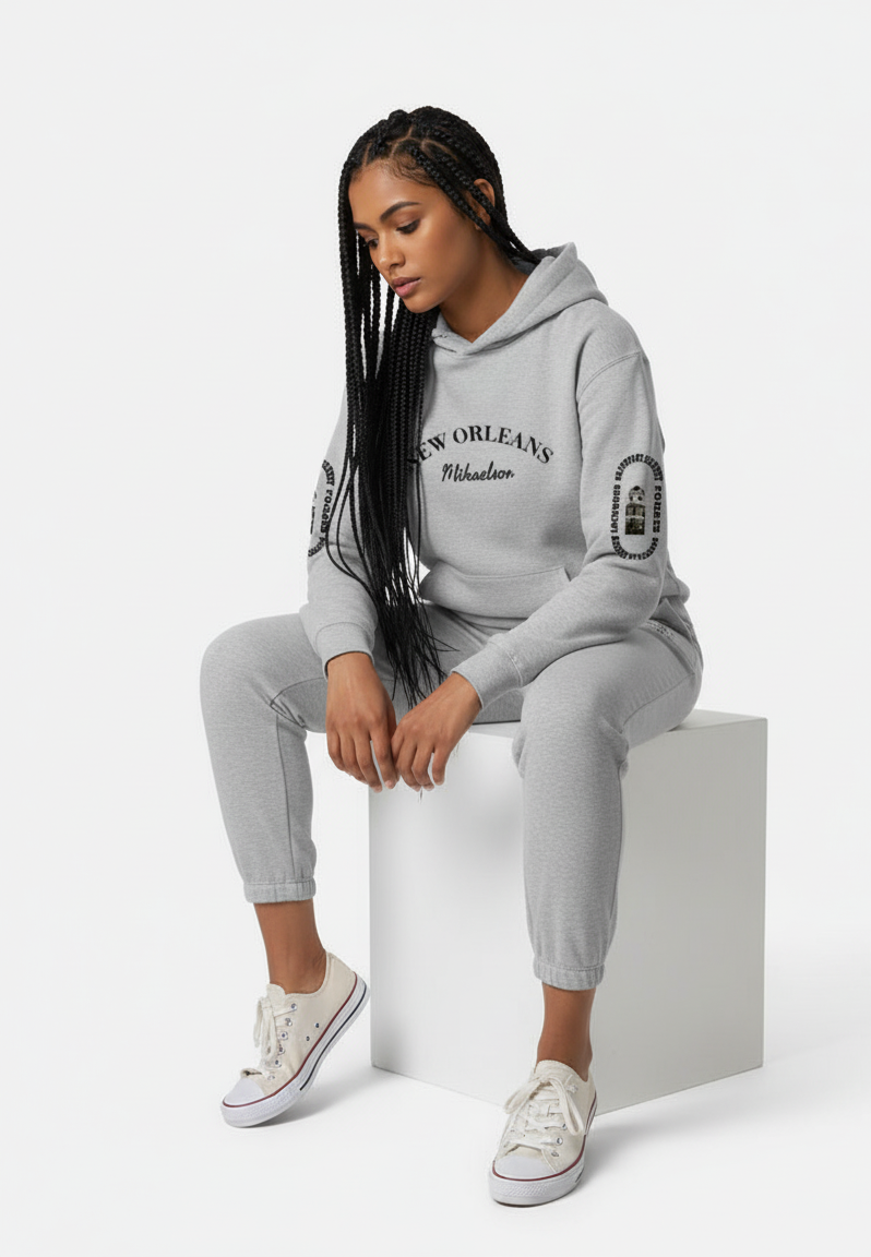 Mystic Falls  Grey Unisex Hoodie