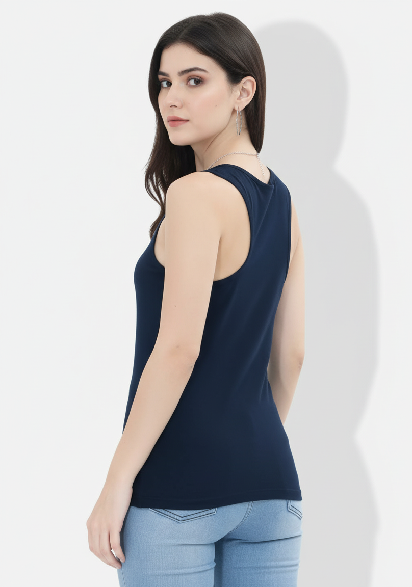 Navy Blue Tank Top