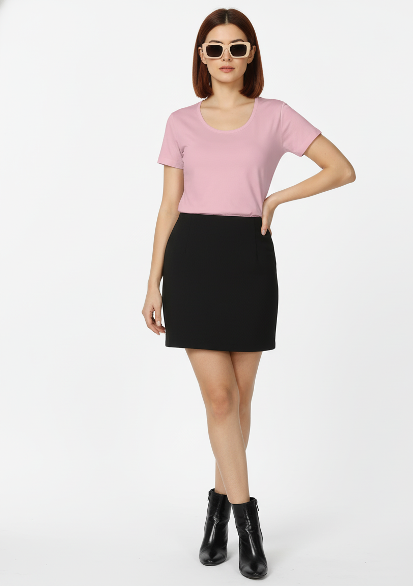 Light Baby Pink Crew T-Shirt