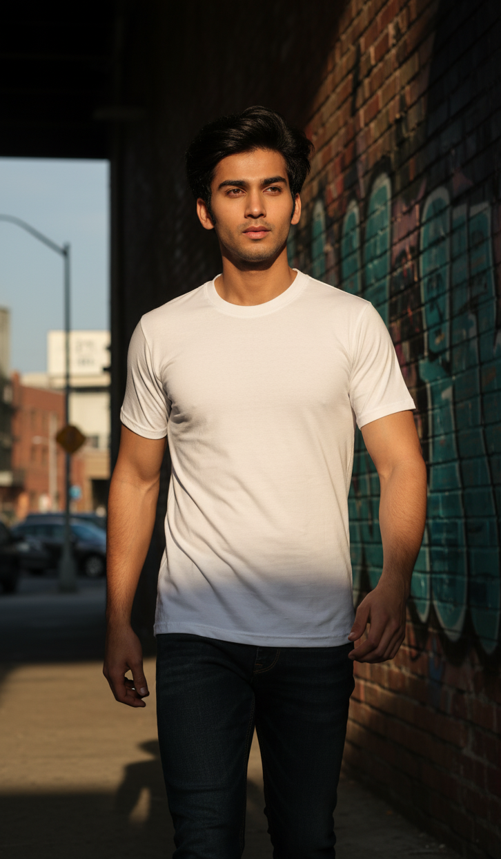 Plain - Men's Basic T-Shirts (8 Colors)