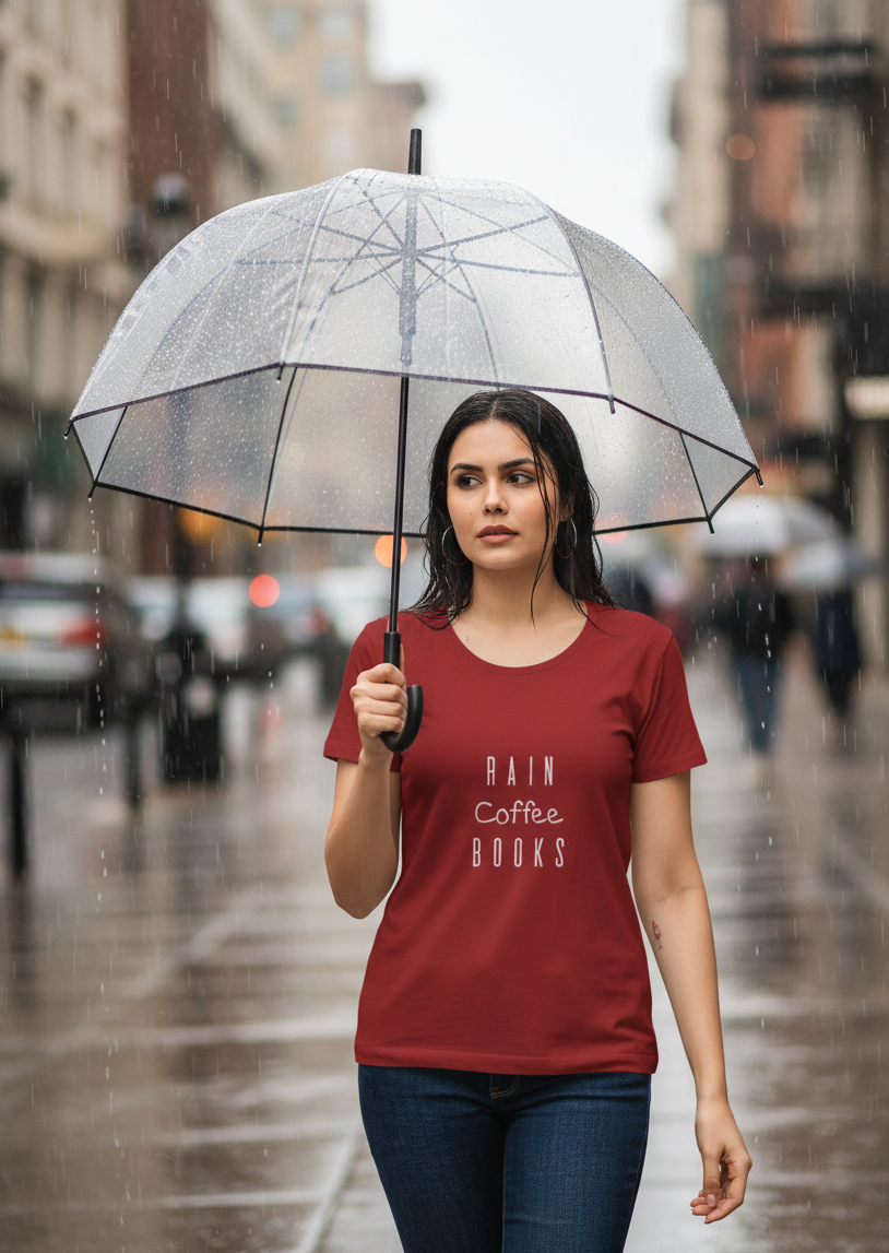 Rain Coffee Books - Classic T-Shirt (6 Colors)