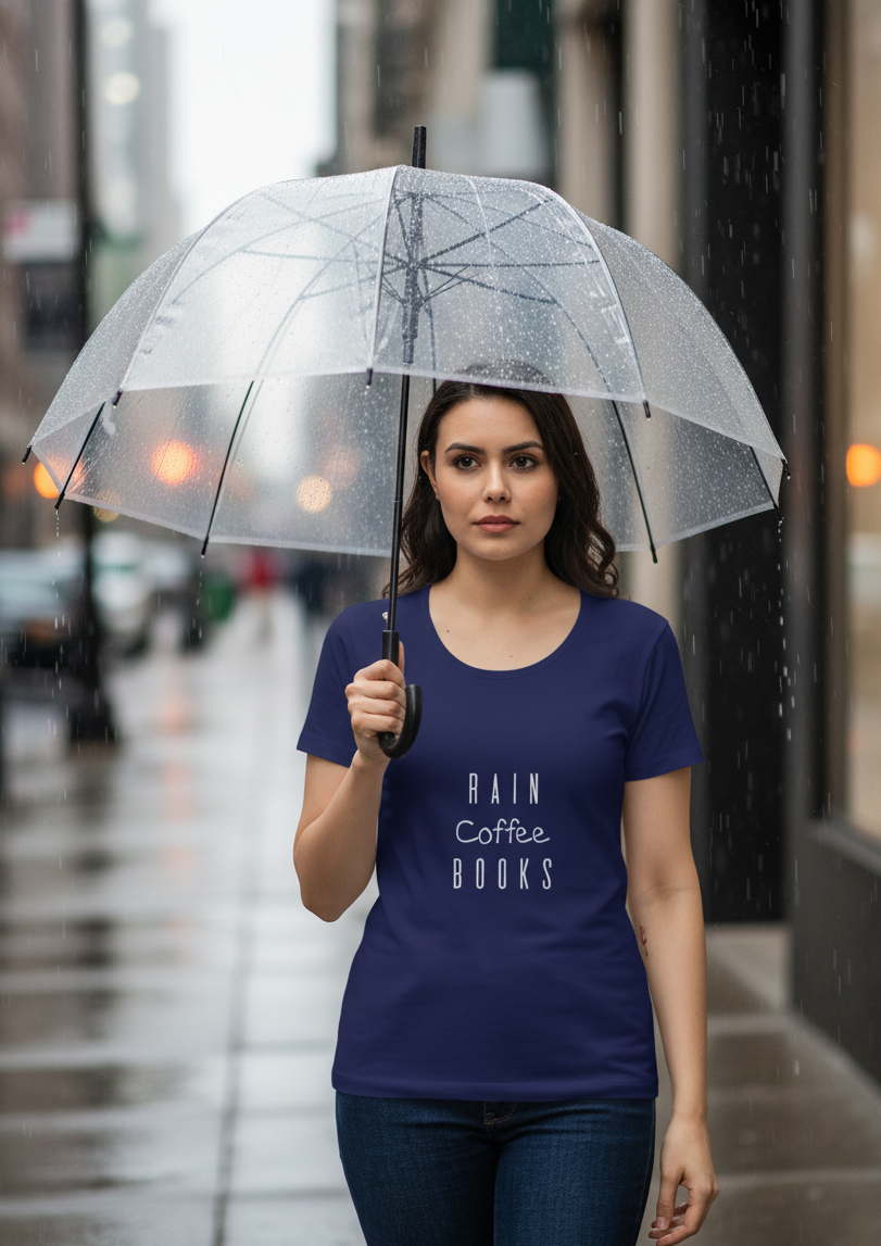Rain Coffee Books - Classic T-Shirt (6 Colors)