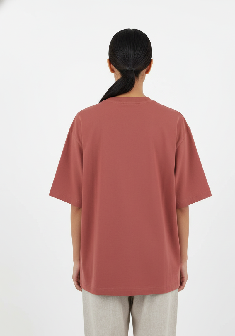 Coral Sweet Strawberry - Oversized Classic T-Shirt