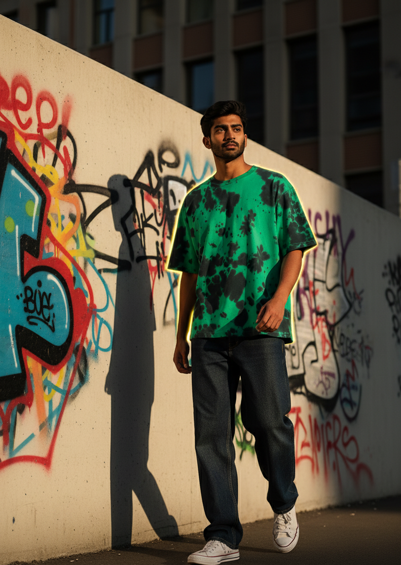 Tie Dye - Unisex Oversized T-Shirt (5 Colors)