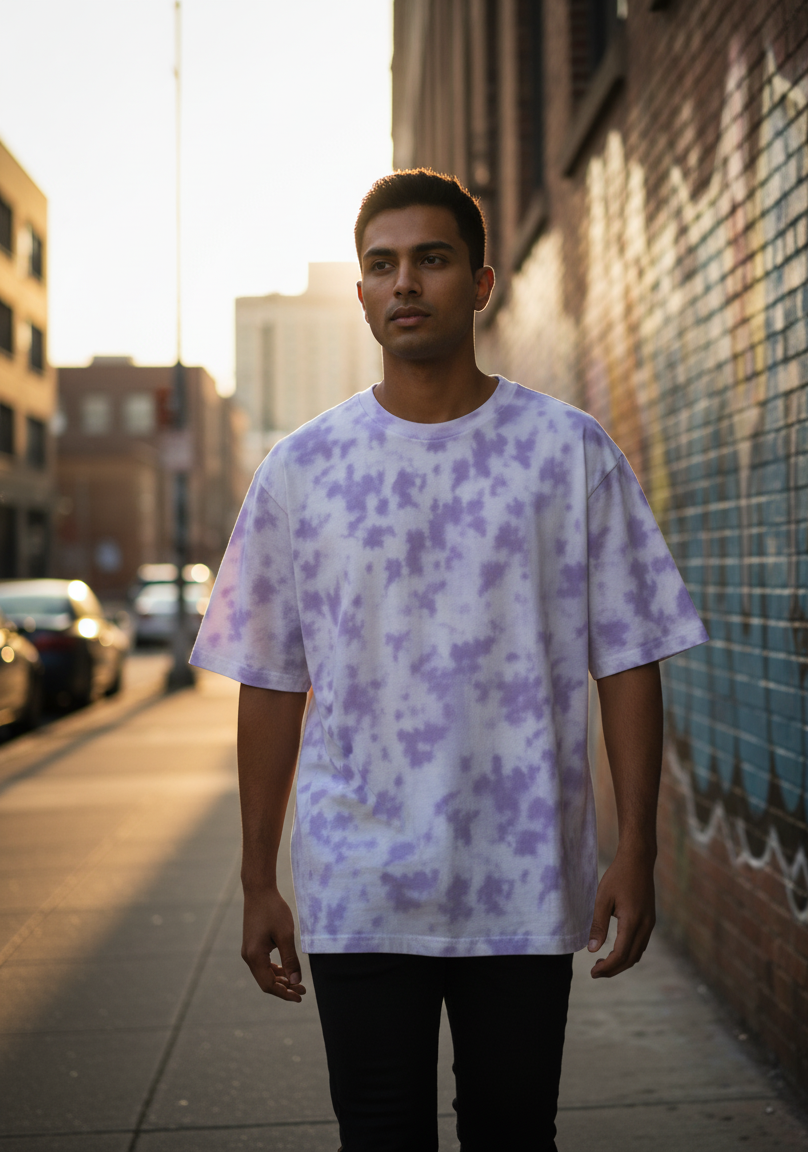 Tie Dye - Unisex Oversized T-Shirt (5 Colors)