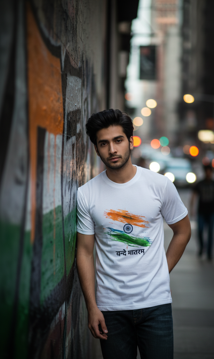 Vande Mataram - Men's Crew T-Shirt