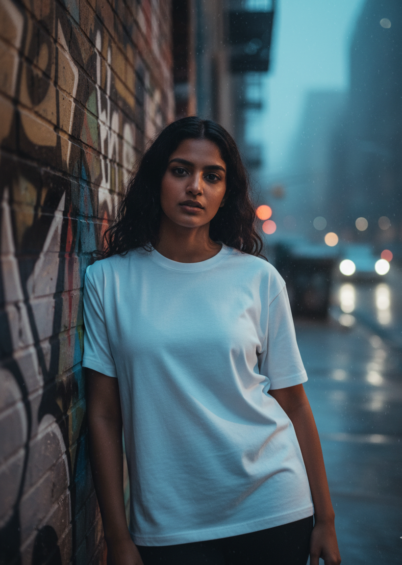 Plain - Cotton Stretch T-Shirts (8 Colors)