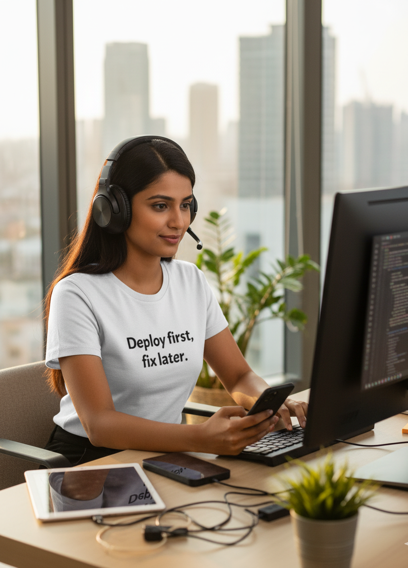 Deploy First, Fix Later - Supima T-Shirt (3 Colors)