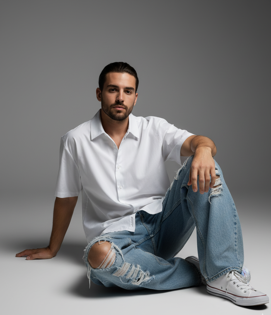 White Oversized Shirt