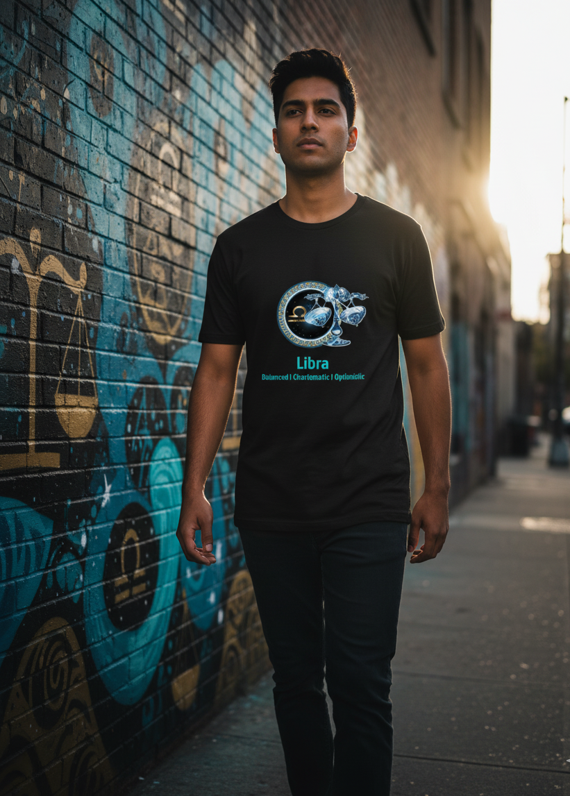 Zodiac Libra - Men's Basic T-Shirt