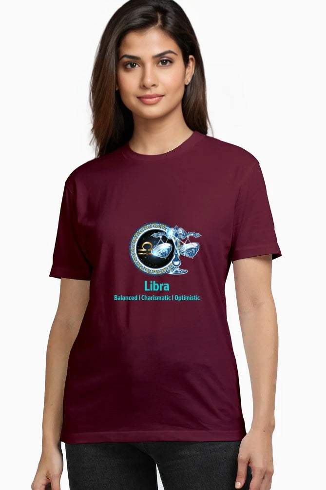 Libra - Zodiac Women's Supima Cotton Tee