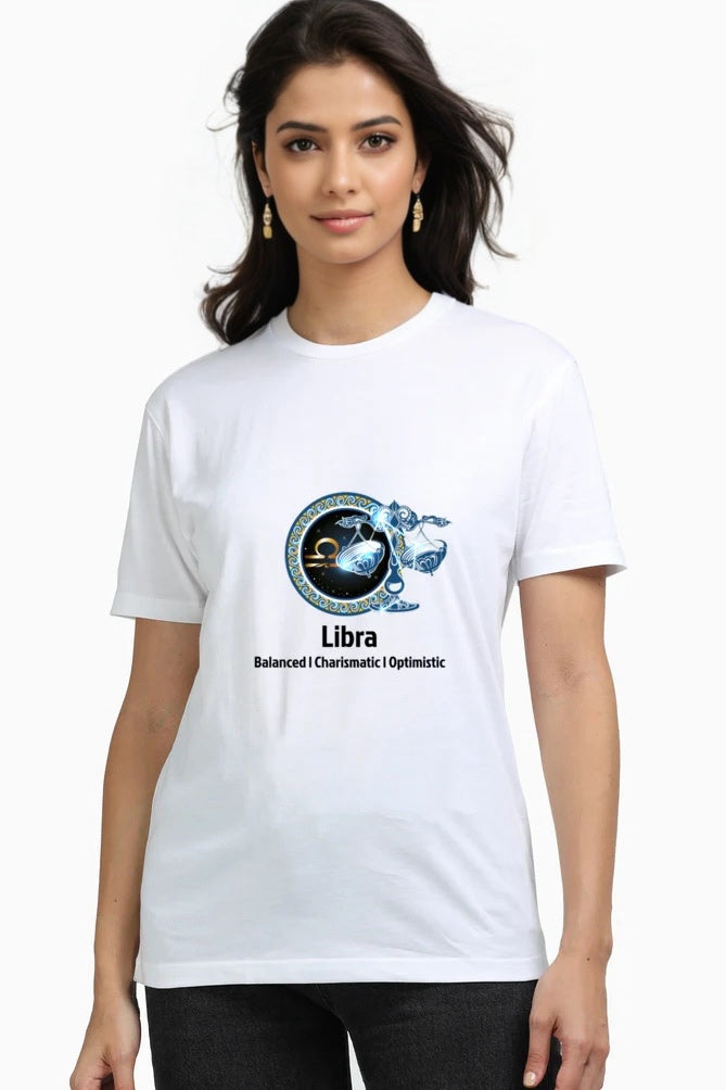 Libra - Zodiac Women's Supima Cotton Tee