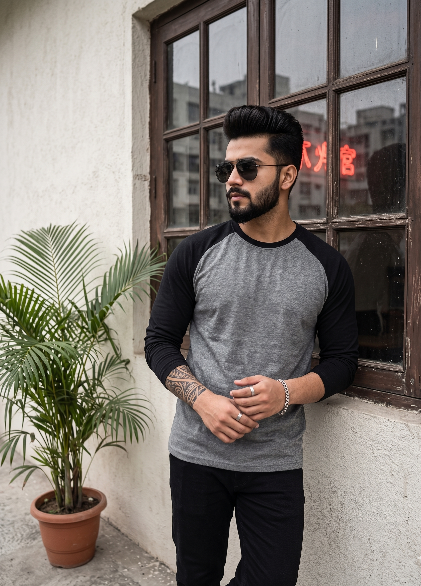 Raglan Sleeve T-Shirt (3 Colors)