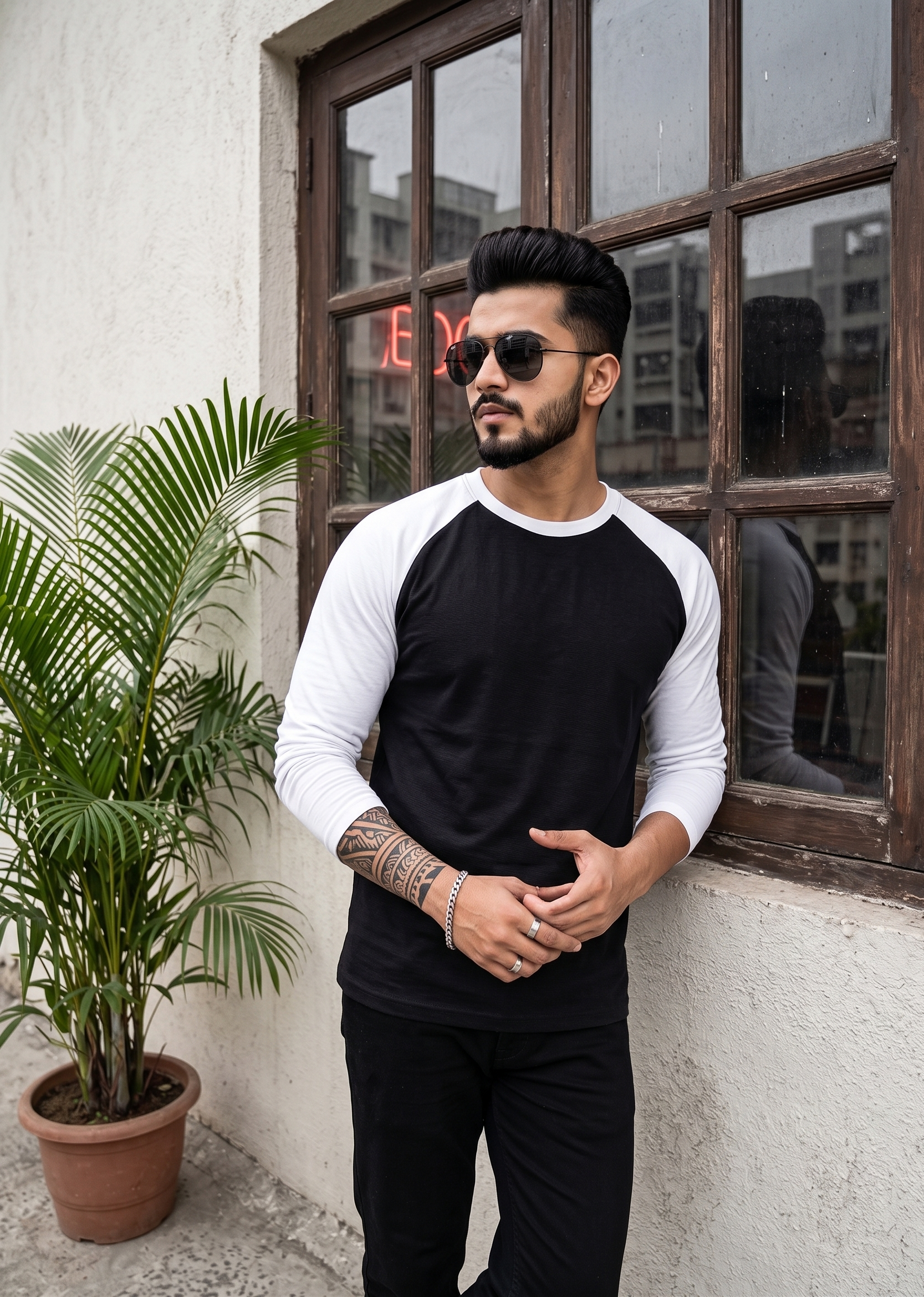 Raglan Sleeve T-Shirt (3 Colors)