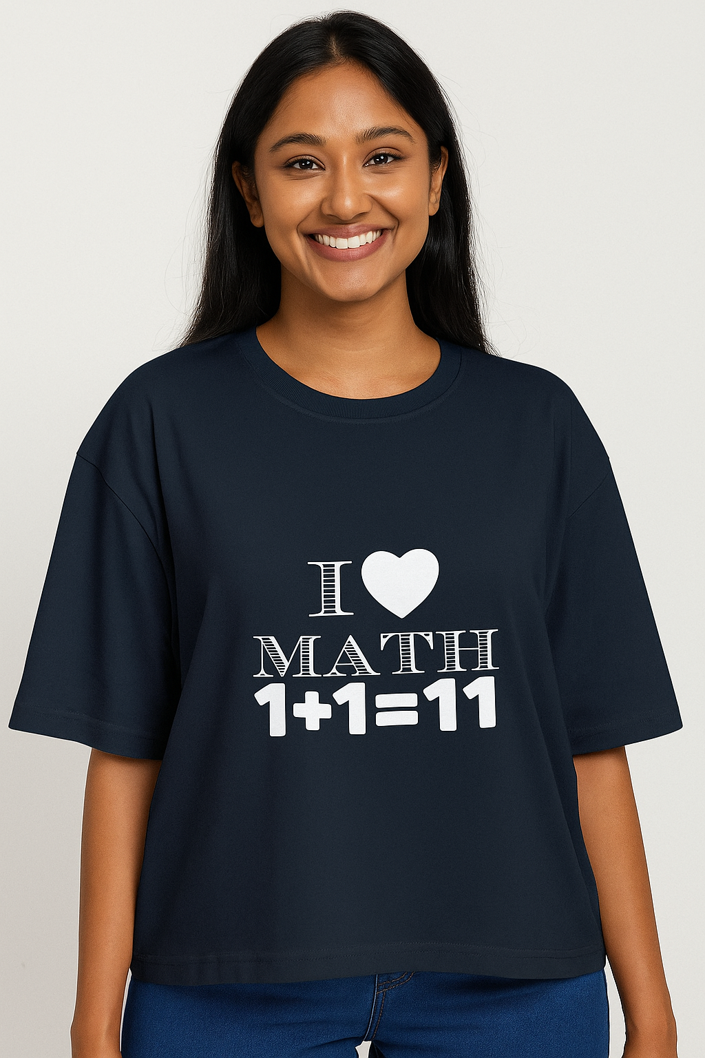 I Love Math - Oversized Standard T-Shirt