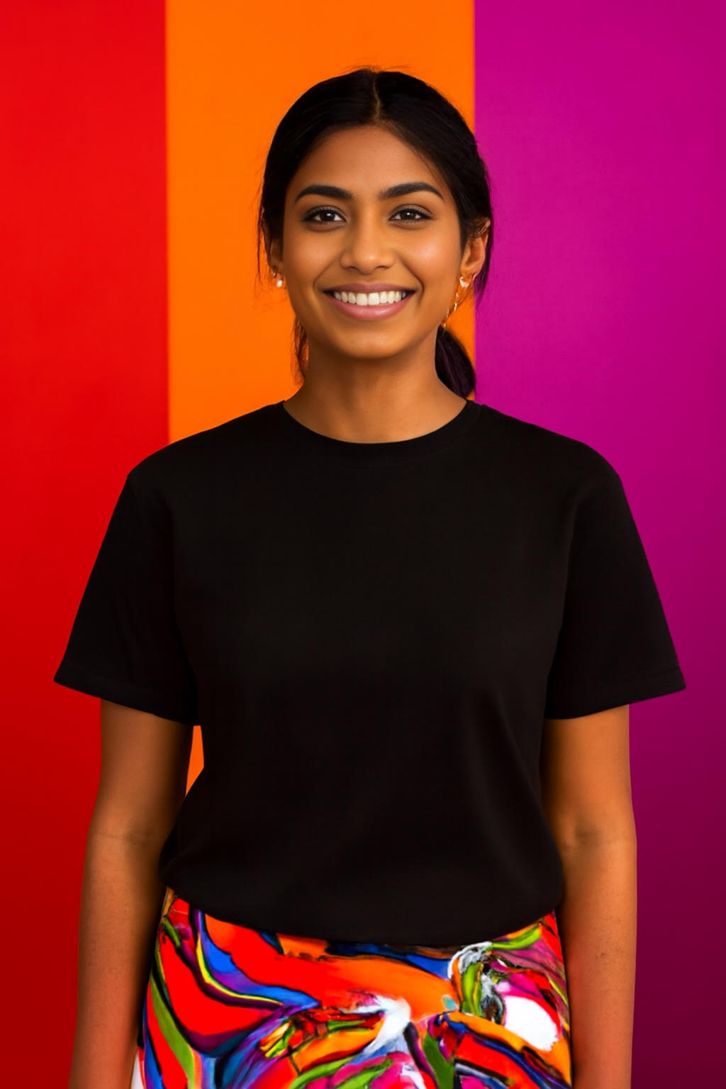 Plain - Cotton Stretch T-Shirts (8 Variants)