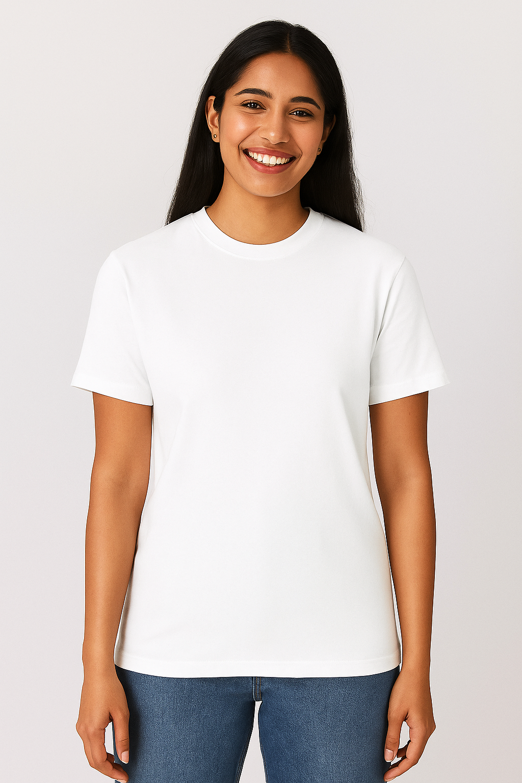 Plain - Cotton Stretch T-Shirts (8 Variants)