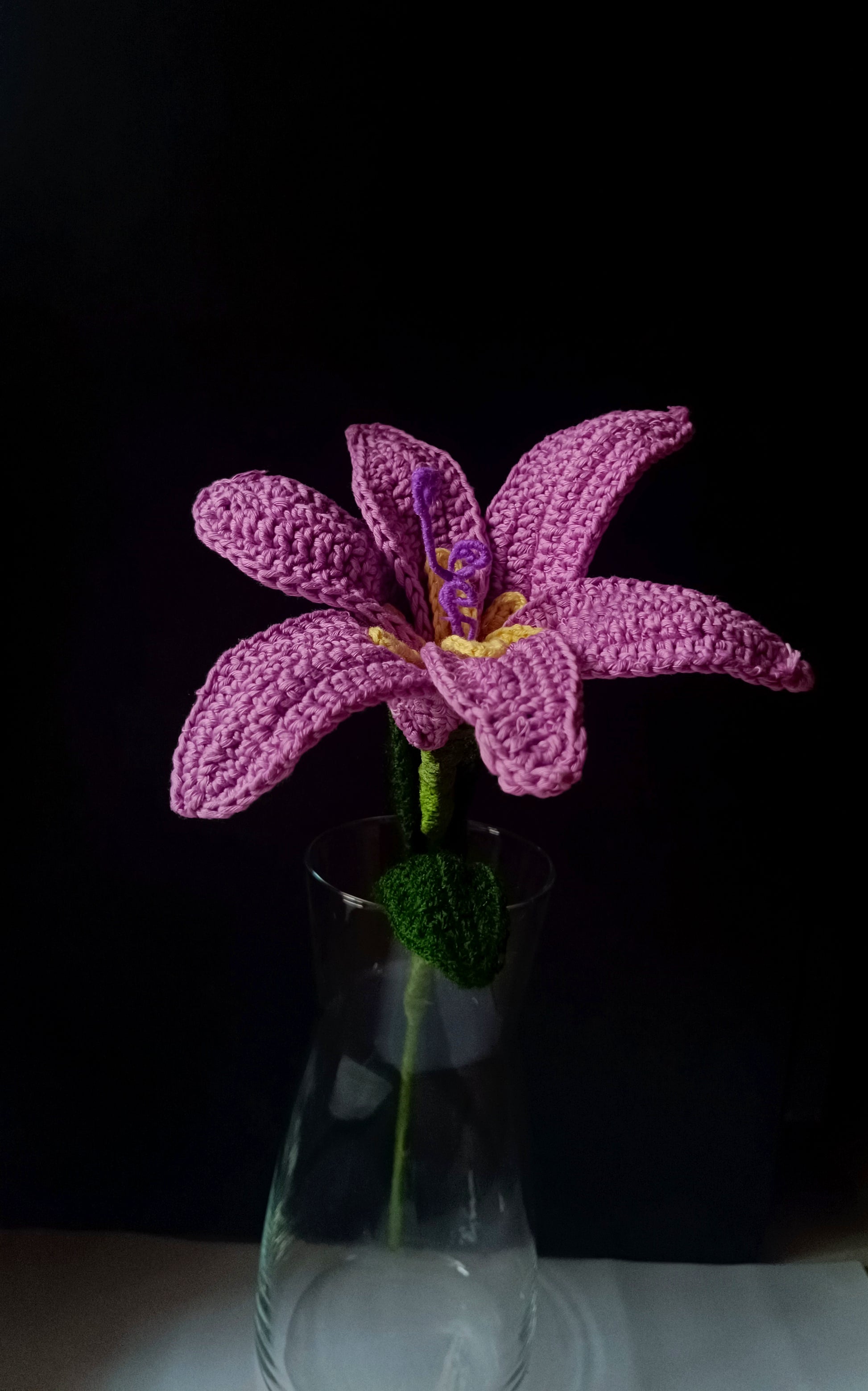 Crochet - Purple Sundrop Lily