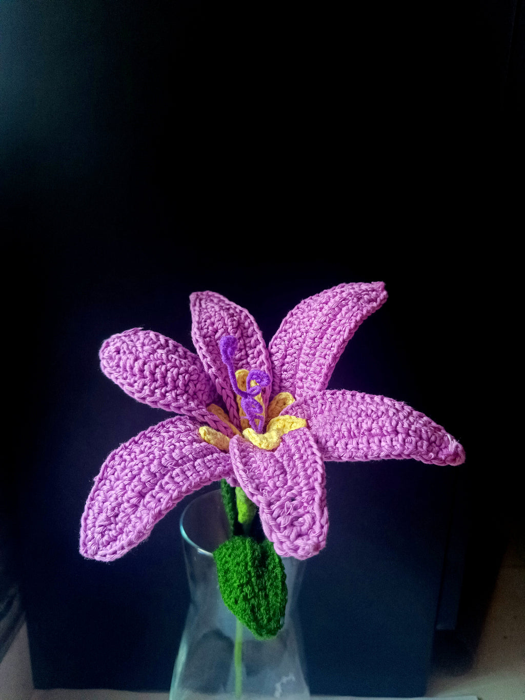 Crochet - Purple Sundrop Lily