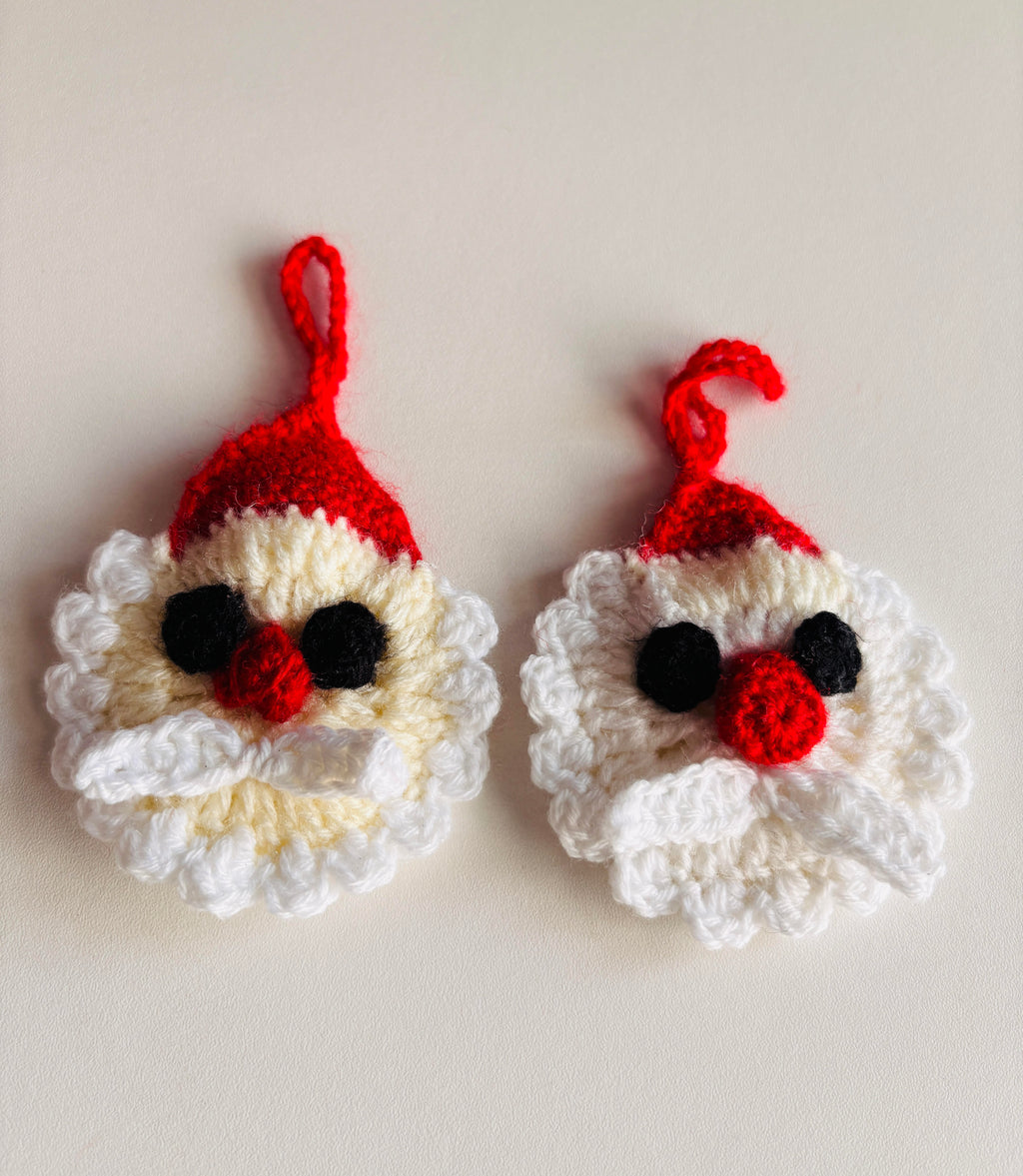 Christmas Ornaments (Santa Faces)