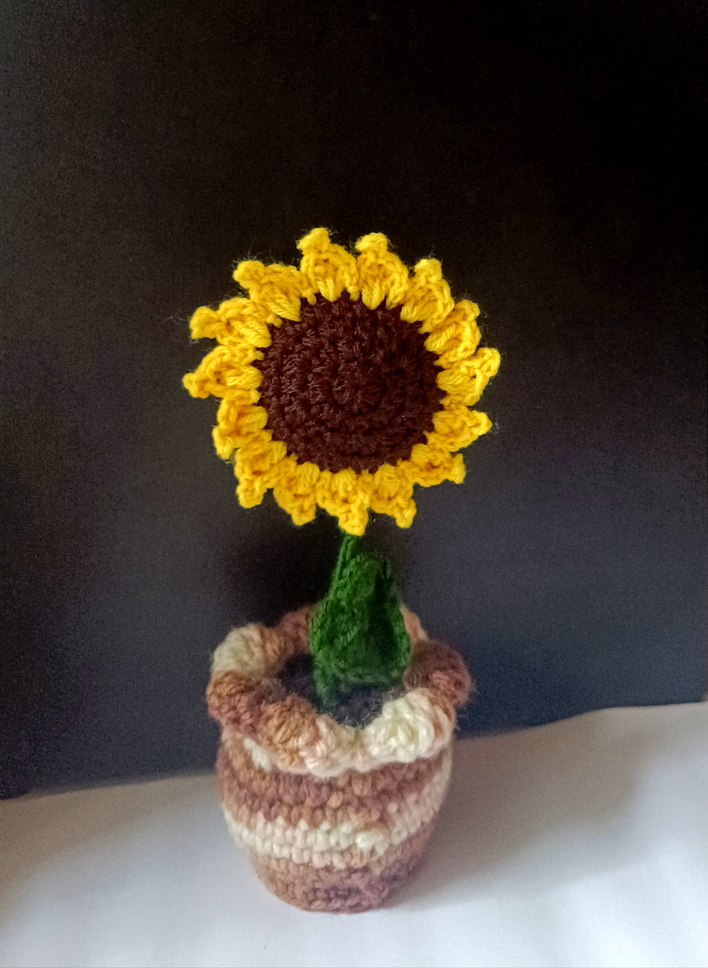 Crochet - Sunflower Pot