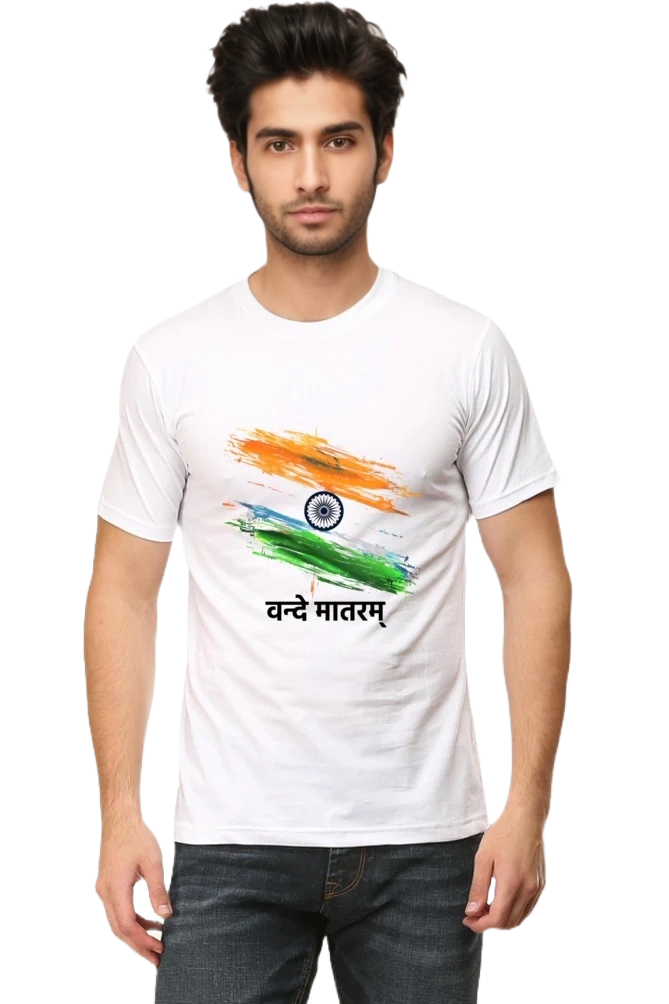 Vande Mataram - Men's Round Neck T-Shirt