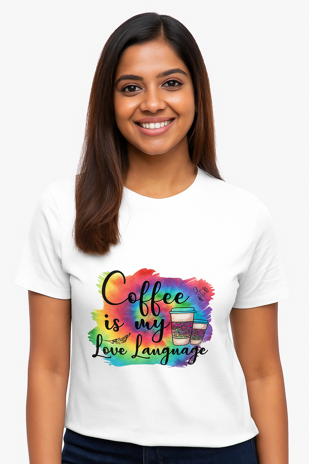 Coffee Love Language - Supima Cotton Tee