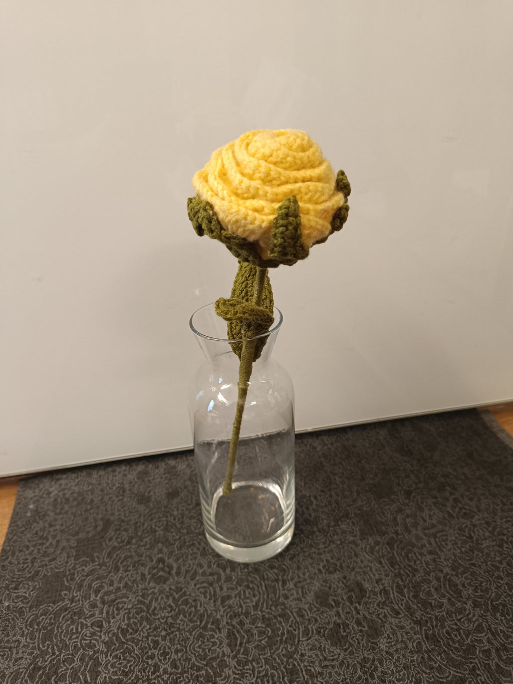 Crochet - Yellow Rose